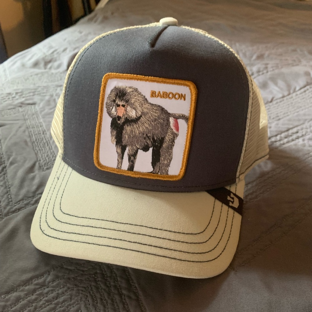 Baboon the farm hat.